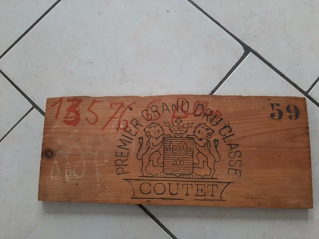 WINE LABELS/ETIQUETTES DE Vin Chateau Coutet 1950 £6.00 - UK